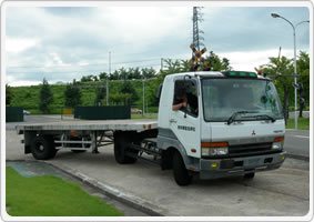 けん引の教習車(マツキドライビングスクール米沢松岬校)