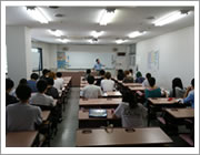 学科授業中（長岡文化自動車学校)