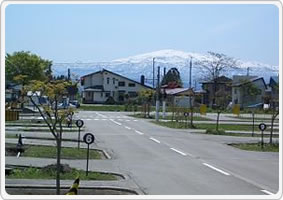 広いコース(新庄自動車学校)